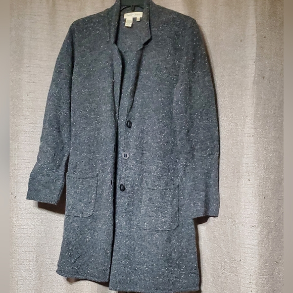The Territory Ahead Lambs Wool/acrylic Cardigan SZM - Picture 1 of 8